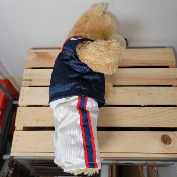 BAB Build-A-Bear Light Brown Bear w/ Houston Texans Jersey & Pants - Picture 3 of 7